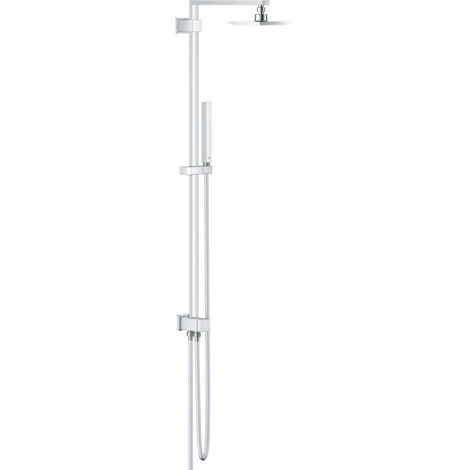Grohe – Système de douche thermostatique Euphoria Cube 150 – Douche de tête 152mm – Flexible 1750mm – Technologie DreamSpray – Finition chromée durable