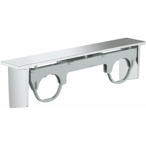 Grohe – Tablette de douche EasyReach en métal chromé – Compatible mitigeurs thermostatiques Grohtherm 2000 entraxe 150mm – 18608001