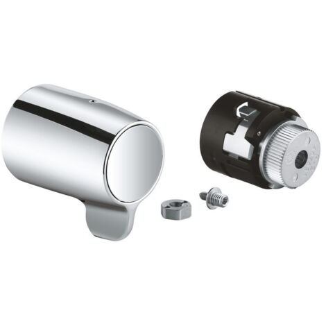 Grohe Temperaturwählgriff, für Grohtherm Special Thermostate, Wandmontage, Chrom