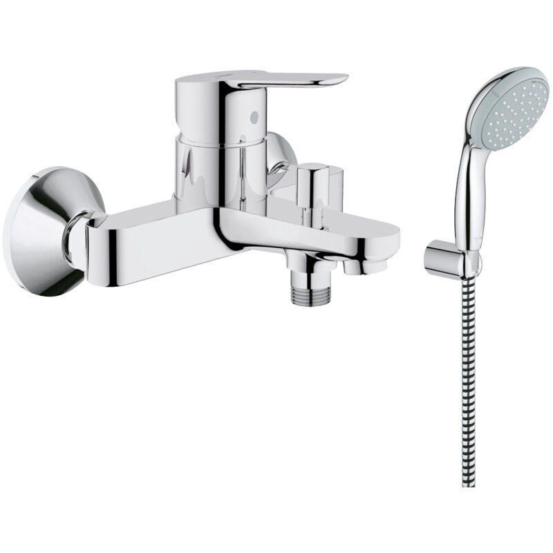 Grohe - Ensemble de douche de groupe de bain Bauedge uniquement