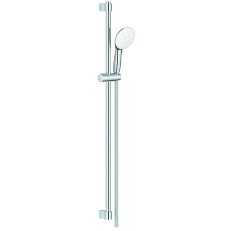 Grohe Tempesta 110 Brausestangenset, 900mm, Relexaflex 1750mm, 3 Strahlarten Rain/Jet/Massage, Durchfl. 13,5l/min, Chrom