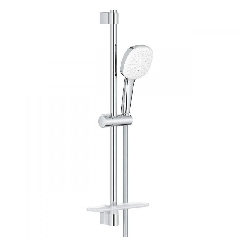 Grohe - Ensemble barre de douche avec tablette tempesta cube 110, 3 jets