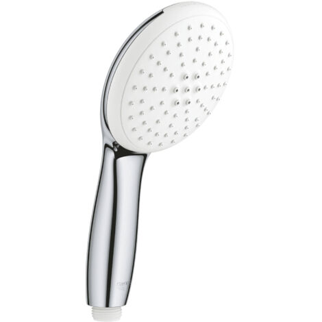Grohe Tempesta 110 Handbrause, 2 Strahlarten Rain/Jet, maximaler Durchfluss bei 3bar 5,6l/min, Chrom