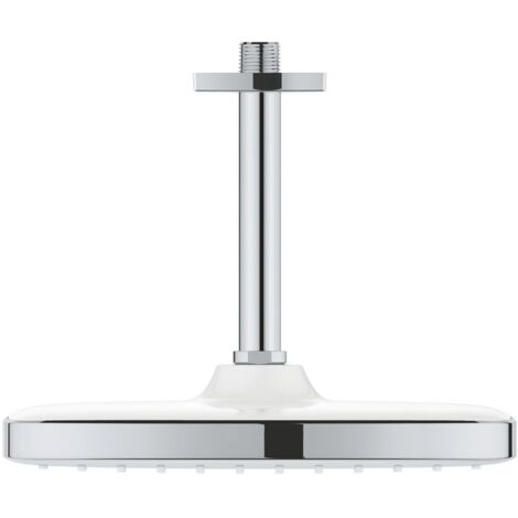 Grohe Tempesta 250 Cube Kopfbrauseset, Chrom, Deckenauslass 142mm, 1 Strahlart, 9,5l/min