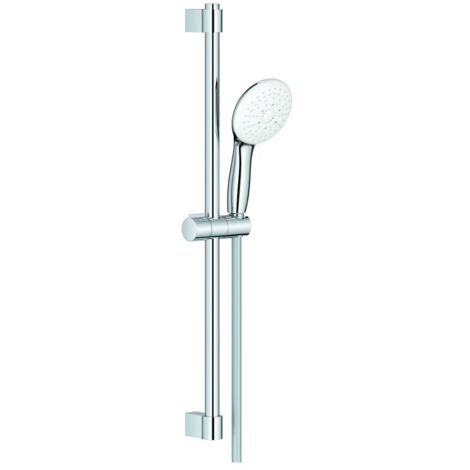 Grohe Tempesta Brausestangenset 110, 600mm, 3 Strahl, 13,5l/min, Chrom, Brauseschlauch Relexaflex 1750mm