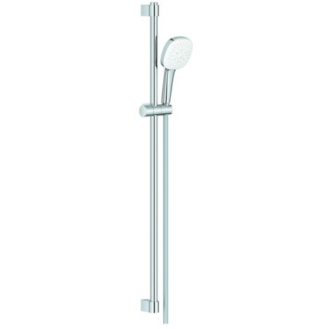 Grohe Tempesta Cube 110 Brausestangenset, 900mm, Relexaflex 1750mm, 3 Strahlarten, Durchfl. 13,5 l/min, Chrom, 27789003
