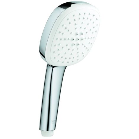 Grohe Tempesta Cube 110 Handbrause, 2 Strahlarten Rain/Jet, maximaler Durchfluss bei 3bar 13,5l/min, Chrom