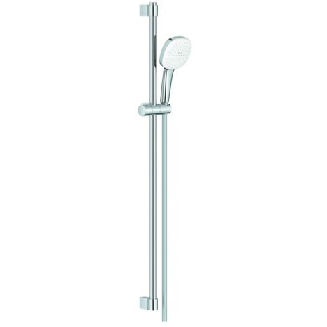 Grohe Tempesta Cube Brausestangenset 110, 900mm, 2 Strahl, 13,5l/min, Chrom, Brauseschlauch Relexaflex 1750mm