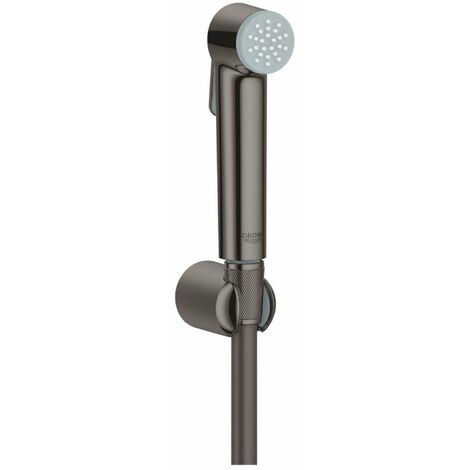 Grohe Tempesta-F - Doccetta bidet con supporto e flessibile, Hard Graphite 27513A01