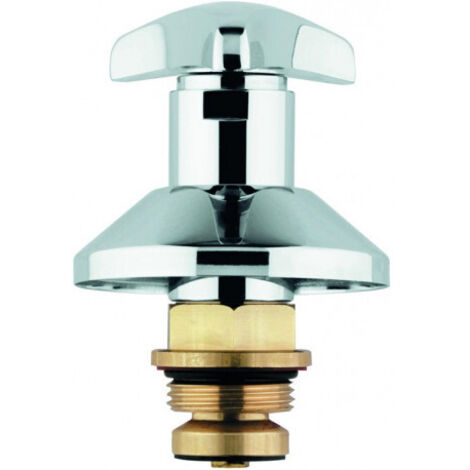 GROHE Tête 11508 pour robinets d'arrêt Trecorn Gr. marquage rouge 1\" chrome, 11508000