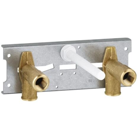 GROHE Thermostat-Rohbauset 39383 für Waschtisch-Wand-Thermostate, 39383000