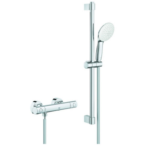 Grohe THM-Brausebatterie Grohtherm 800 C 347681 mit Brausegarnitur 600mm chrom 347681