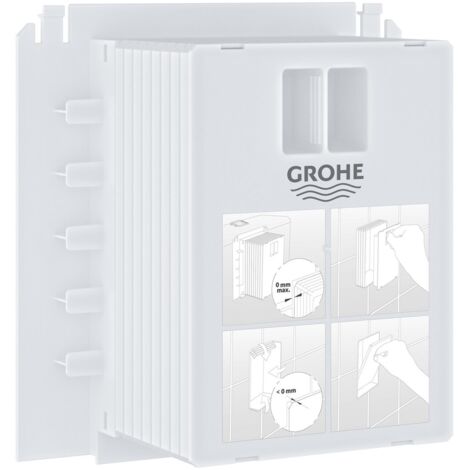 Grohe – Trappe de visite pour plaque de commande – Installation facile sans outils – Compatible Rapid SL et Uniset GD 2 – 40911000