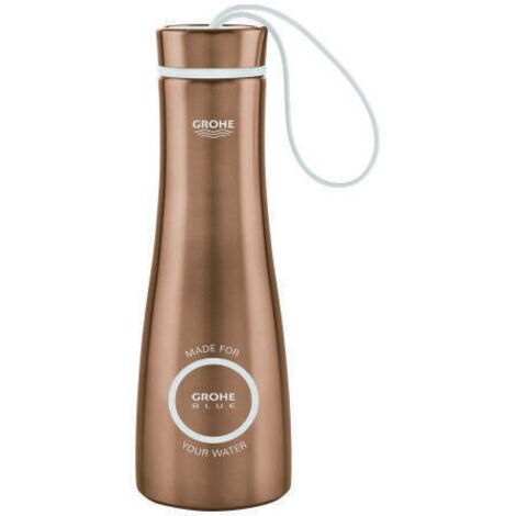GROHE Trinkflasche GROHE Blue 40848 Edelstahl 450 ml warm sunset gebürstet, 40848DL0