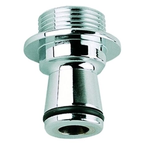 Grohe Universal-Adapter, für Armaturen mit Überwurfmutter 3/4" in Verbindung mit Standanschluss 12 03, Chrom