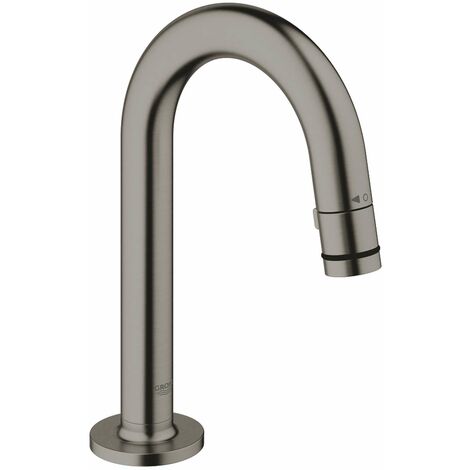Grohe Universal - Rubinetto non miscelatore per lavabo, Hard Graphite spazzolata 20201AL0