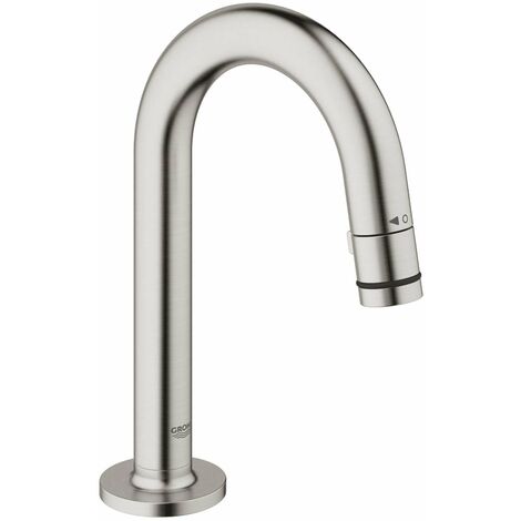 Grohe Universal - Rubinetto non miscelatore per lavabo, supersteel 20201DC0