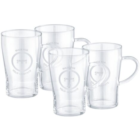 GROHE Vasos de té rojos (4 piezas), 40432000