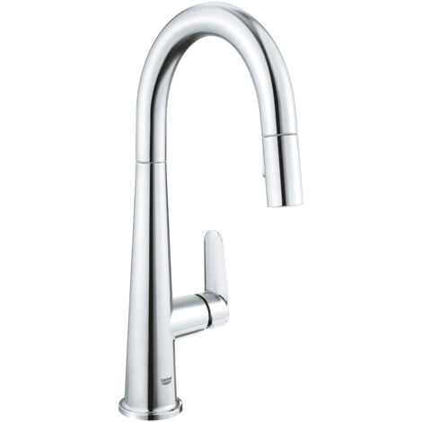 GROHE Veletto Mezclador monomando de fregadero con ducha extraíble 30419000