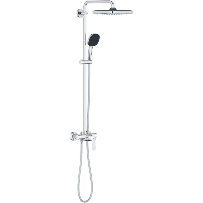 Grohe - Vitalio Comfort - Set de douche avec mitigeur, 25x25 cm, 2 jets, chrome 26985001