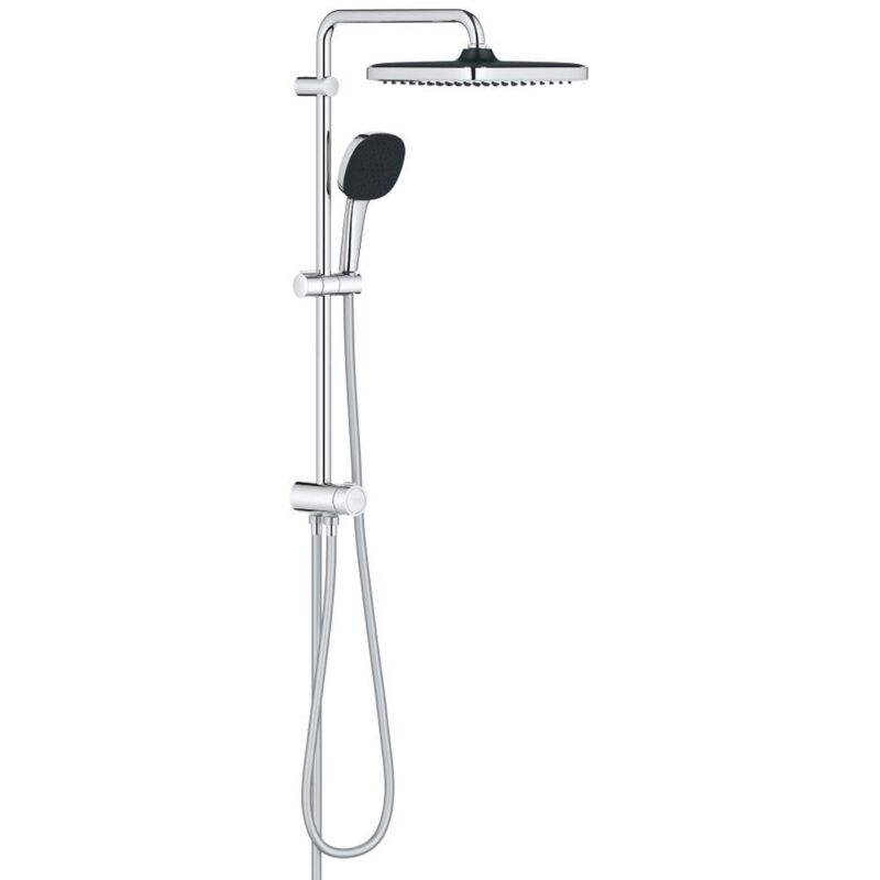 Vitalio Comfort 250 Flex système de douche 26698001 avec inverseur pour montage mural chromé - Grohe