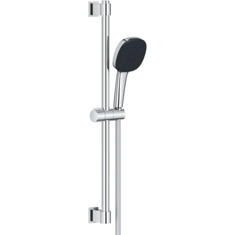 Ensemble de douche avec pommeau 3 jets, barre et flexible - GROHE Vitalio Comfort 110 26096001 - Sélection facile - Economie …