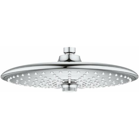 Grohe – Douche de tête 260 mm – 3 jets Rain, SmartRain, Jet – Finition chrome – Technologie EcoJoy pour économies d'eau