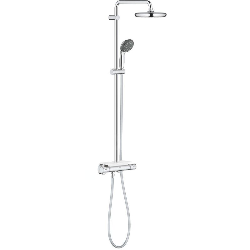 Vitalio Start - Set de douche 210 avec thermostat, 9,5 l / min, 2 jets, chrome 26814001 - Grohe