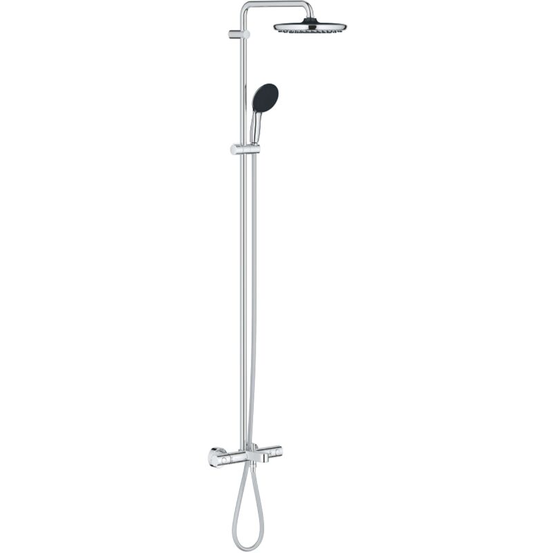 Vitalio Start - Set de douche avec thermostat de baignoire, diamètre 3 cm, 2 jets, chrome 26988001 - Grohe
