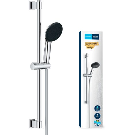 Grohe Vitalio Start - Set doccetta, asta e flessibile, 2 getti, cromo 2794810E