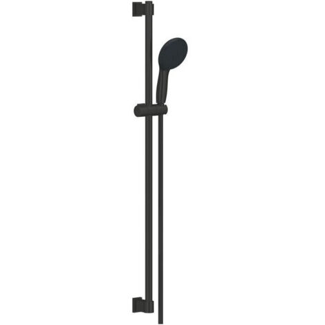 Grohe Vitalio Start - Set doccetta, asta saliscendi e flessibile, 2 getti, nero opaco 269542431