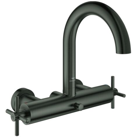 Grohe Wannen-Zweigriff-Armatur Atrio 1/2", m KrG, Wd-mont., hd graph. geb.