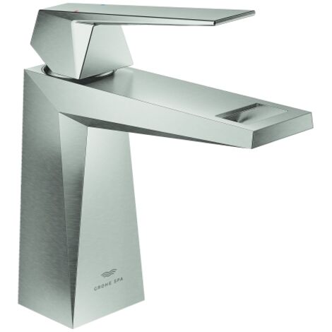 Grohe Waschtisch-Einhebelmischer Allure Brilliant 1/2", M-Size, glatter Körper, supersteel