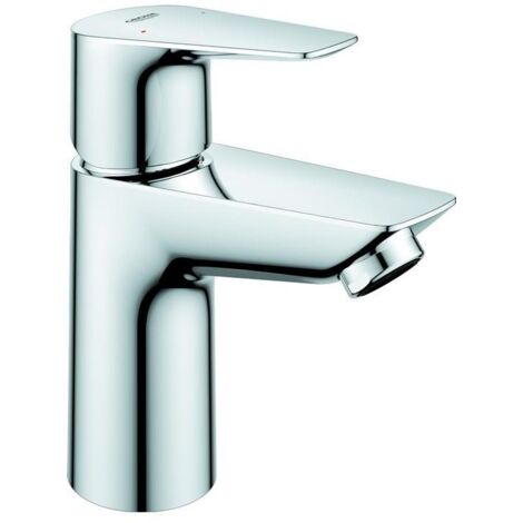 Grohe Waschtisch-Einhebelmischer BauEdge 1/2", S, m P-o Abl.garn, gl. Körp, ch