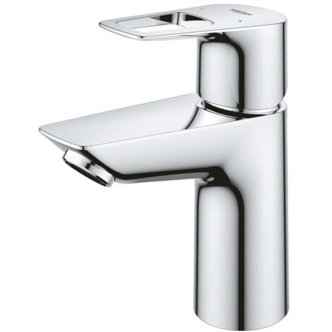 Grohe Waschtisch-Einhebelmischer BauLoop 1/2", S, o. Abl.garn, glatterKörper, ch