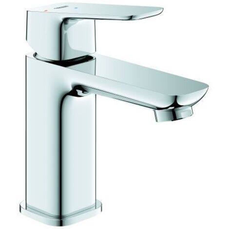 Grohe Waschtisch-Einhebelmischer Cubeo 1/2", S, Mit k, gl Kör, m P-op Abl, ch