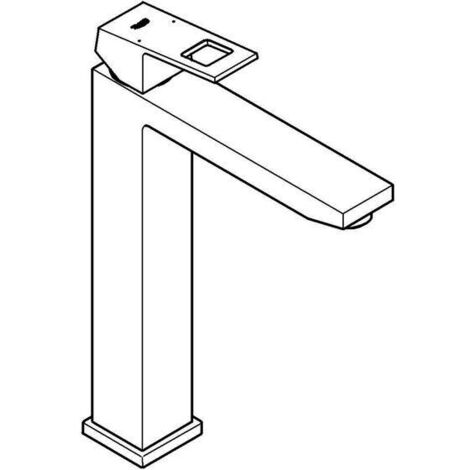 Grohe Waschtisch-Einhebelmischer Eurocube sst, XL, gl. Körp, f freist. W-Schüssel