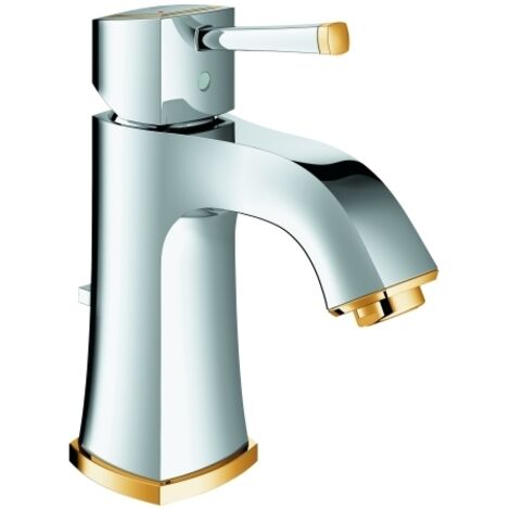Grohe Waschtisch-Einhebelmischer Grandera 1/2", M-Size, chrom/gold