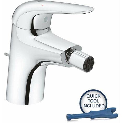 Grohe Wave - Miscelatore per bidet, con sistema di scarico, cromo 32288001