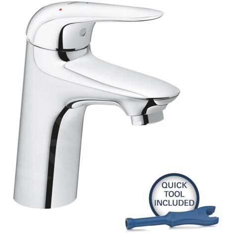 Grohe Wave - Mitigeur de lavabo avec vidage Push-Open, chrome 23748001