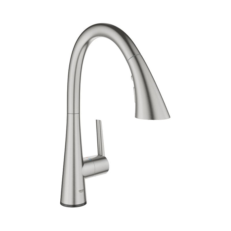 Grohe - Zedra Touch, Mitigeur évier électronique, Supersteel (30219DC2)