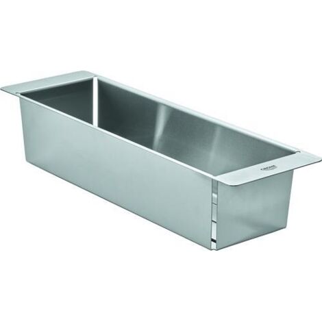 Grohe Zubehör - Multifunktionales Sieb für Spülbecken, Edelstahl gebürstet 40853SD0