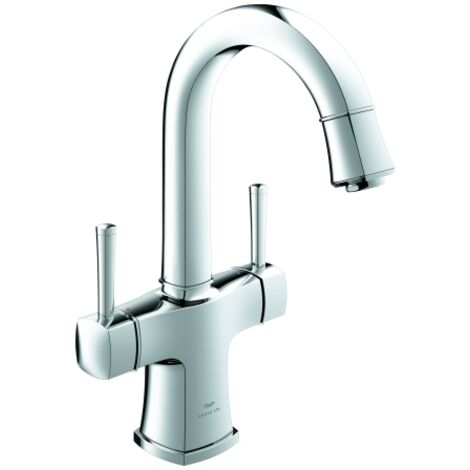 Grohe Zweigriff-Waschtischarmatur Grandera 1/2", L-Size, chrom