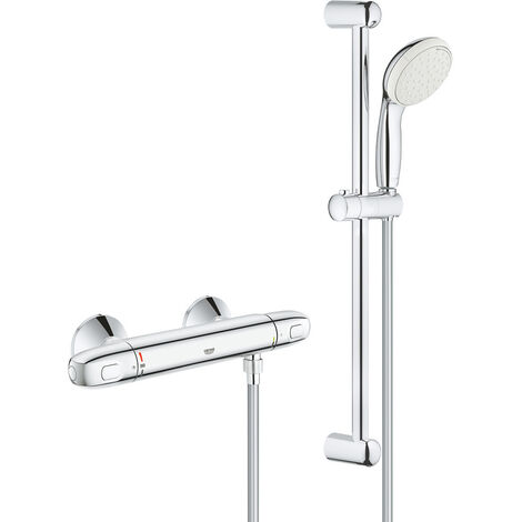 Grohtherm 1000 Mitigeur thermostatique douche 1/2'' avec ensemble de douche