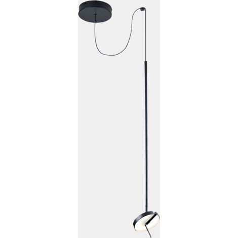 Grok Invisible - LED Deckenanhänger Matt Schwarz Phase Cut Dimmen 765lm 2700K