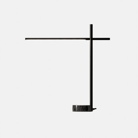 GROK TUBS Lampe de Table LED Intégrée 10,5W 403lm 3000K Noir Métallique
