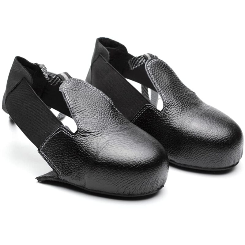 Ineasicer 1 paire de couvre-chaussures de sécurité avec bout en acier - Universels avec sangle réglable pour le lieu de travail industriel Taille Eur
