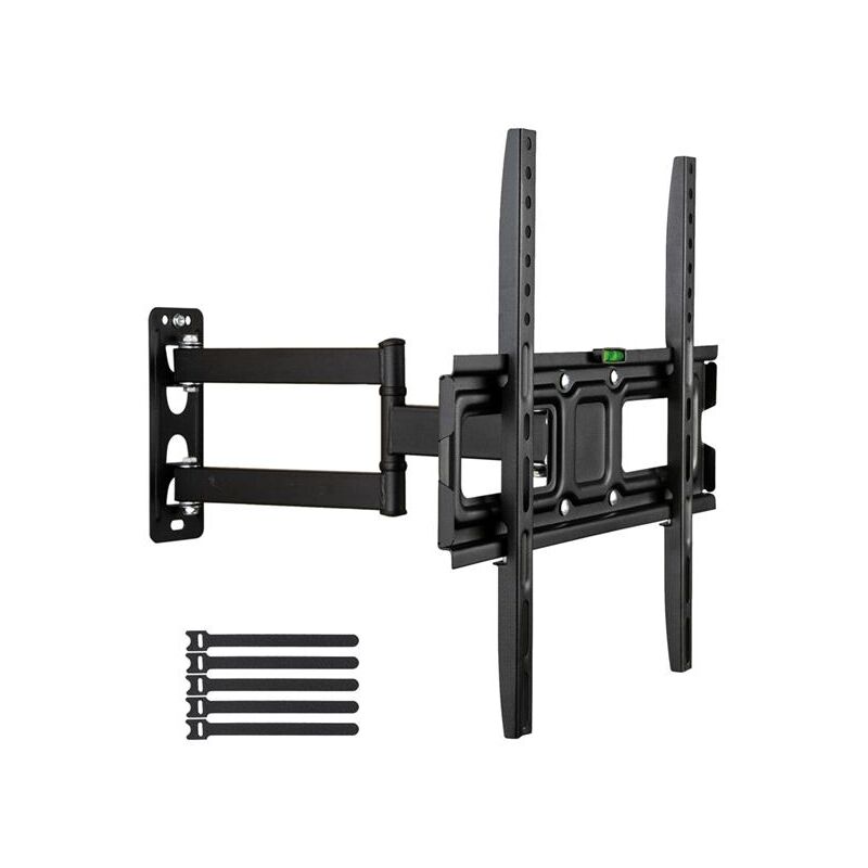 Groofoo - 32-65' Single Pendulum Small Base tv Stand Tmxd-103 Bearing 35KG / VESE400400 / Up And Down -10 10°