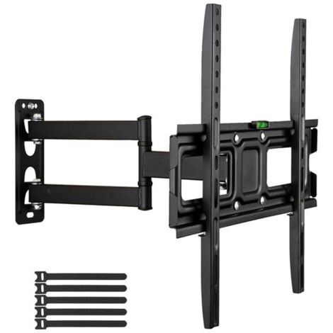 GROOFOO 32-65" Single Pendulum Small Base TV Stand Tmxd-103 Bearing 35KG / VESE400400 / Up And Down -10 10°
