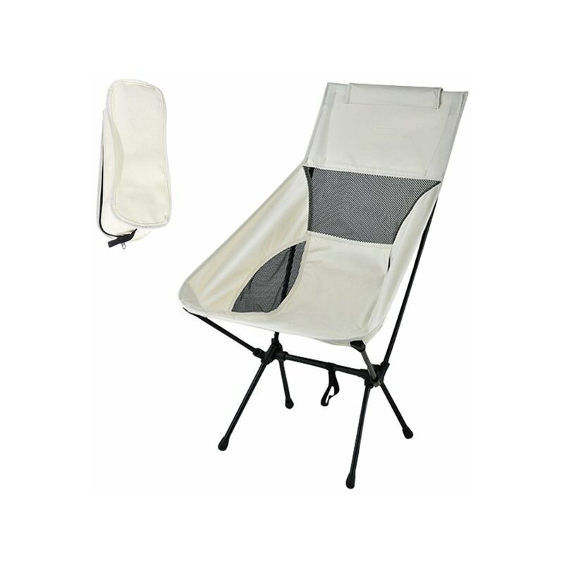 Chaise de camping Chaise portable en tissu Oxford Siège de chaise pliante robuste pour la pêche,le camping,le festival,le pique-nique,le barbecue,le